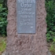 Gedenkstein nach der Reinigung